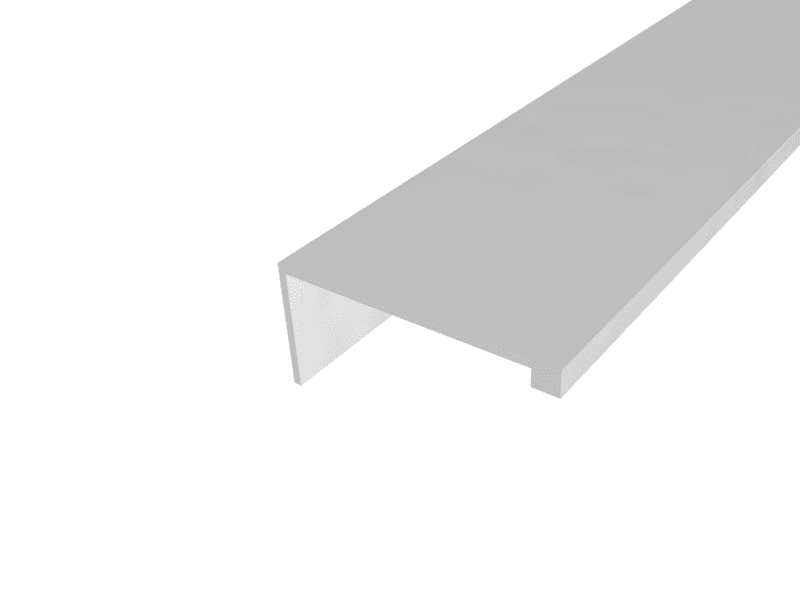 Aluminium profile handle - U main image