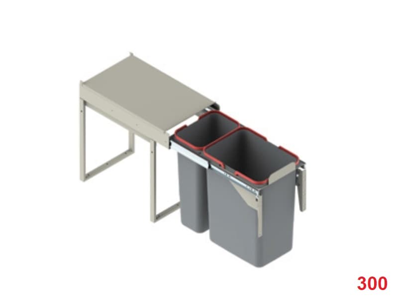 Plastic container with/without front door H45 FE SC 300/400mm main image