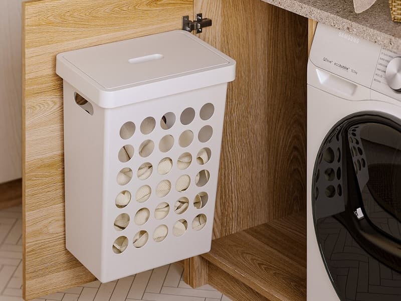 Laundry basket 33 litres PVC schema