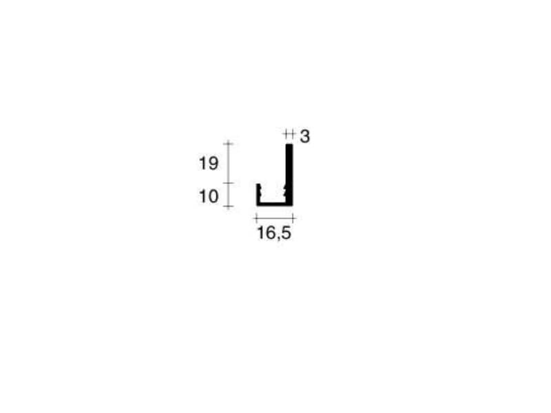 Lateral profile with nib CR6 schema