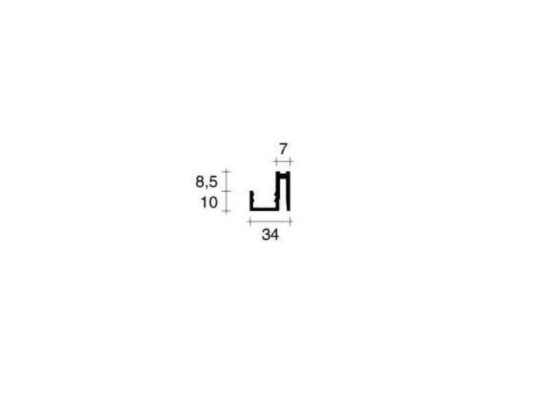 Lateral slotted profile CR7 schema