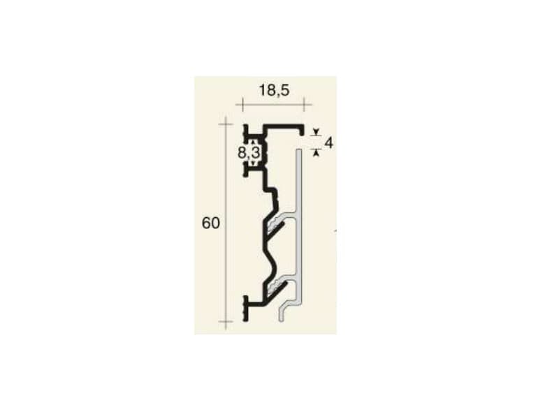 Skirting profile ZK6 schema