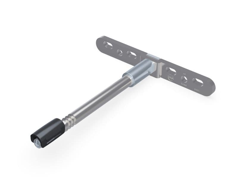 Shelf support for 30mm, concealed mounting, with plate, MN111, 3D main image
