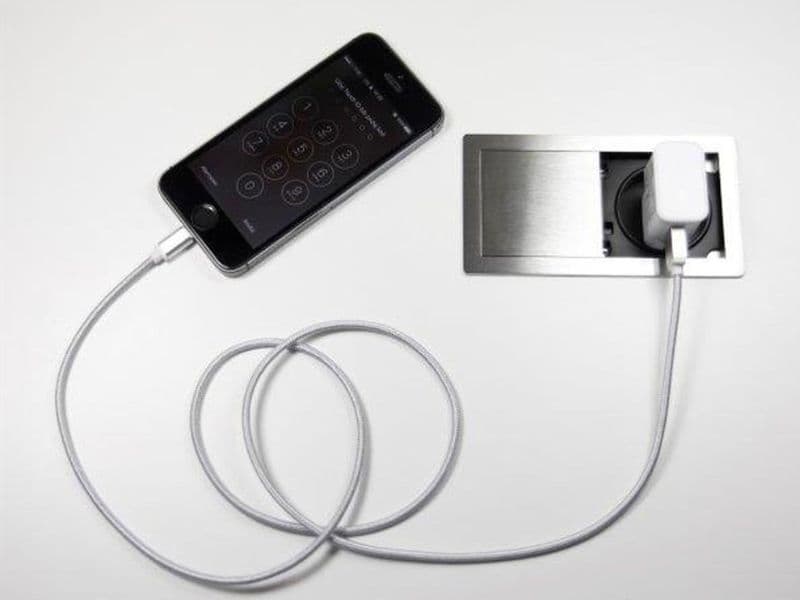 VersaHIT Mono Powerdock with sliding covers (1 Power socket) schema