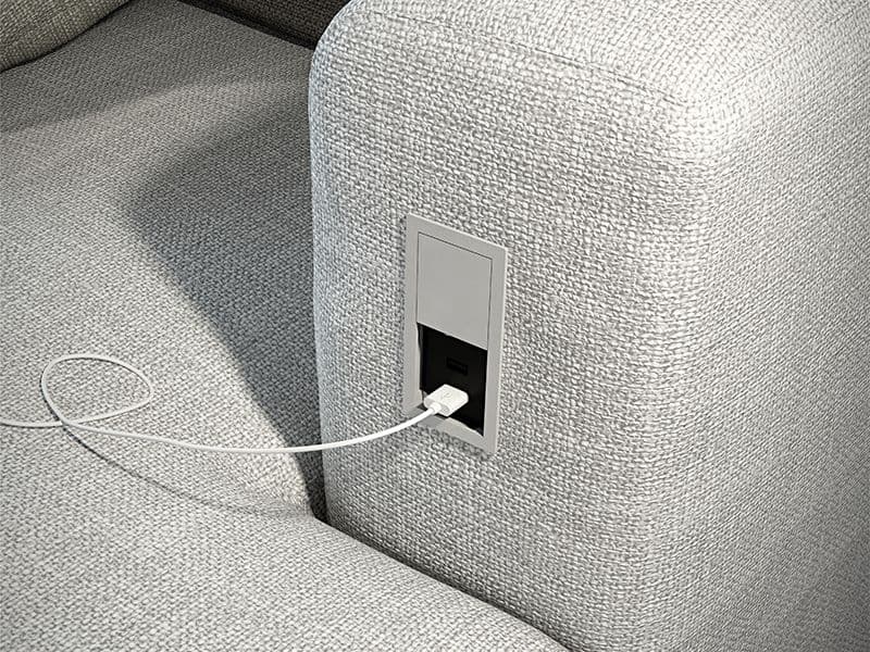 VersaHIT Mono Powerdock with sliding covers (1 Power socket) schema