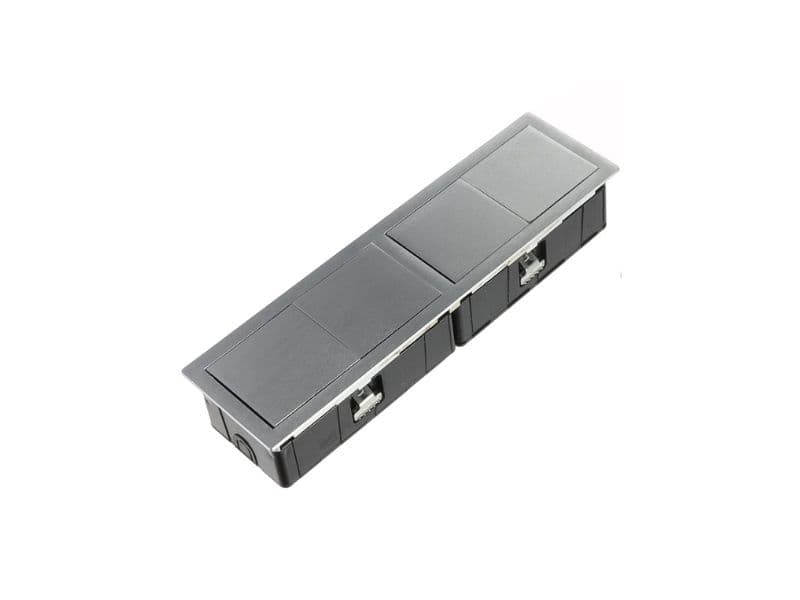 Versa HIT Mono Combi Powerdock with sliding covers (1 Power socket + 2 USB ) schema