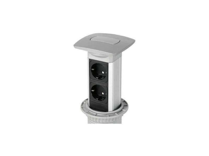 VersaPULL concealed power dock (3 Power sockets) schema