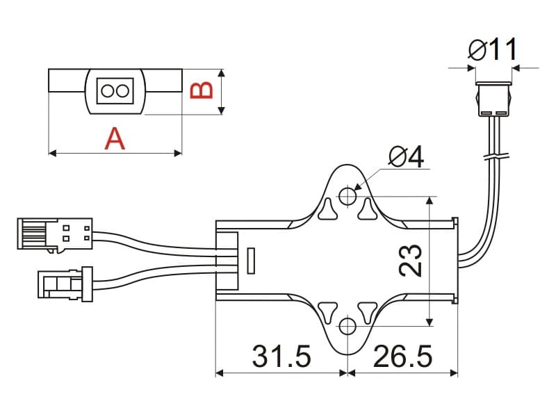 Recessed hand shaker switch schema