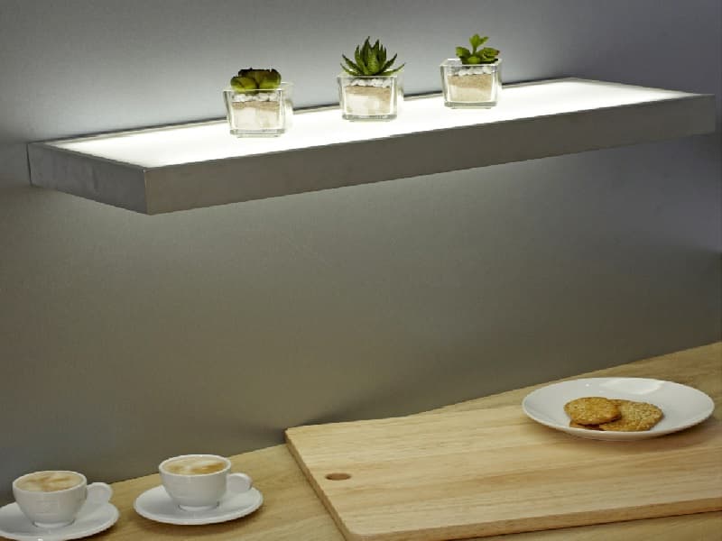 LED Illuminated shelf light schema