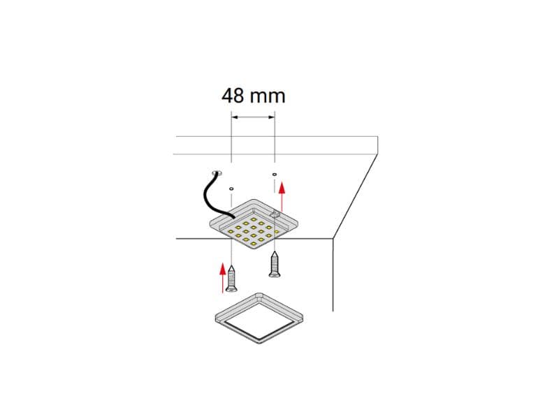 LED осветление КВАДРАТ RGB схема