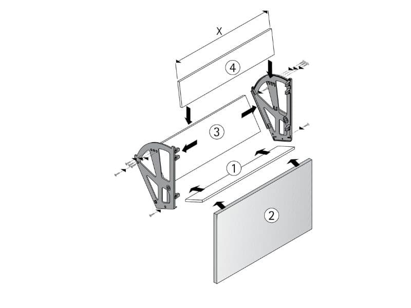 Shoe rack fitting schema