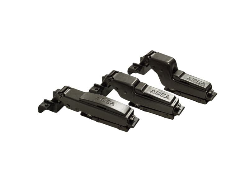 Hinge for aluminium profile, soft closing, CLIP, K4P-LKV1, ABEA main image