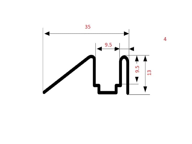TOP BASIC 8 mm running track schema