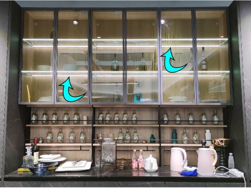 Glass Shelf LED strip light MH04B - 10W/m, 12V schema