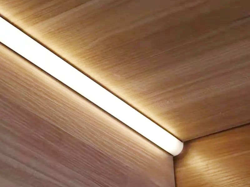 Corner LED strip light MH04A - 10W/m, 12V schema