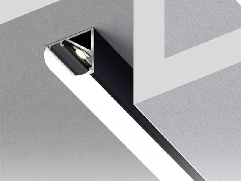 Corner LED strip light MH04A - 10W/m, 12V schema