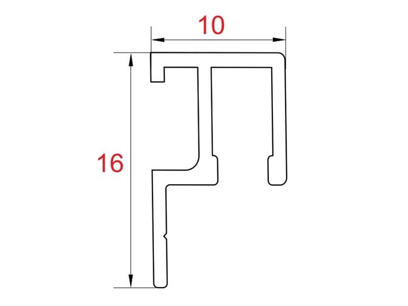 Rail K-021 (no 21) schema