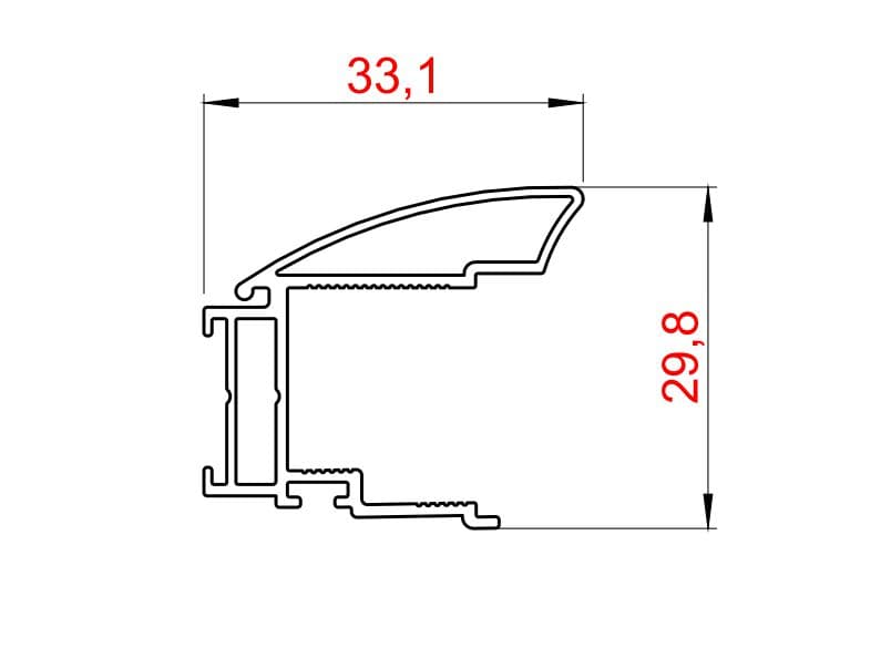 Grip profile MULTIOMEGA BRUSH (no 8170)  schema