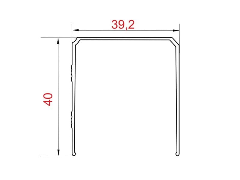 Upper track SINGLE (nr 8740) schema