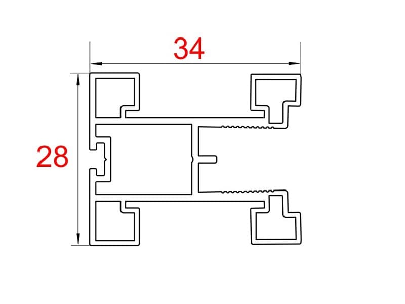 Grip profile TWIN (no 84000) schema