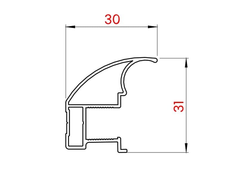 Grip profile TWIN EPSILON (no 84800) schema