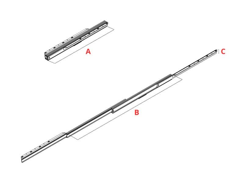 Table slide with step PT schema