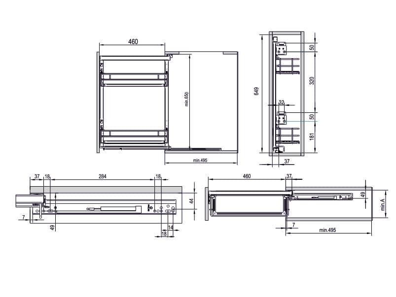 MAXIMA EVO II mini side cargo schema