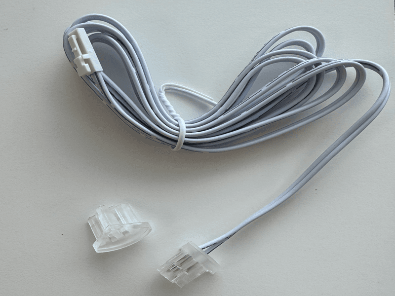 Saria C end caps left without cable+ right with cable main image