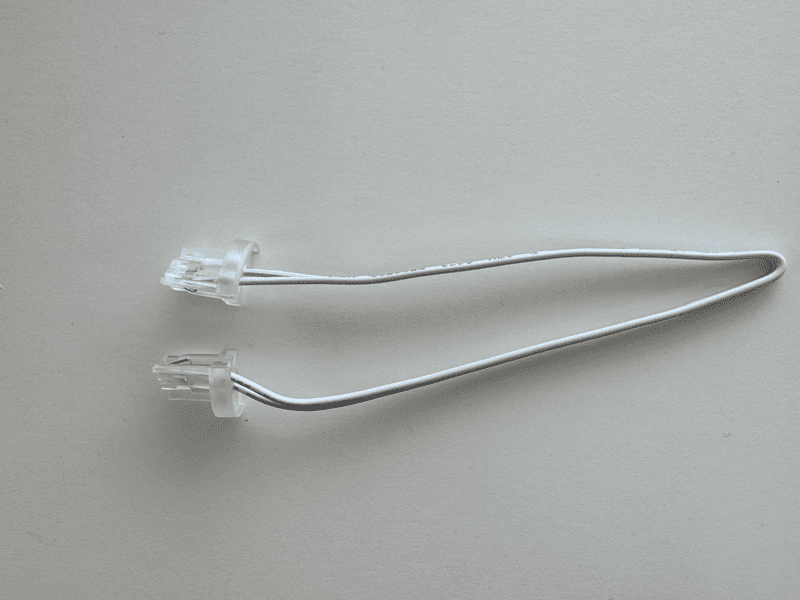 Saria C end caps connectors with extension 0,2 AWG24 MINI plug – antracite main image