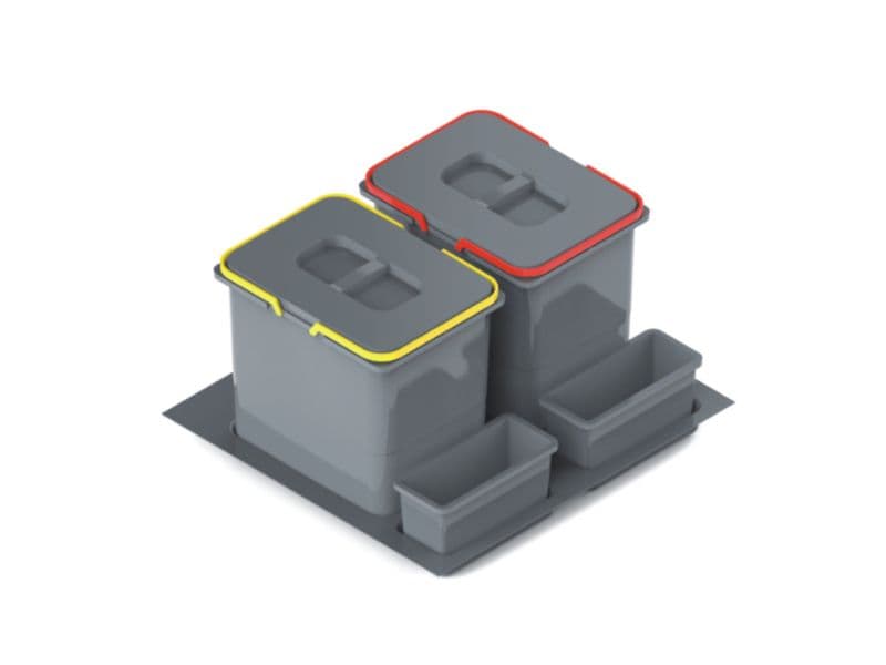 Кош за отпадъци ПРАКТИКО 600мм - 2 x 15/20 L снимка