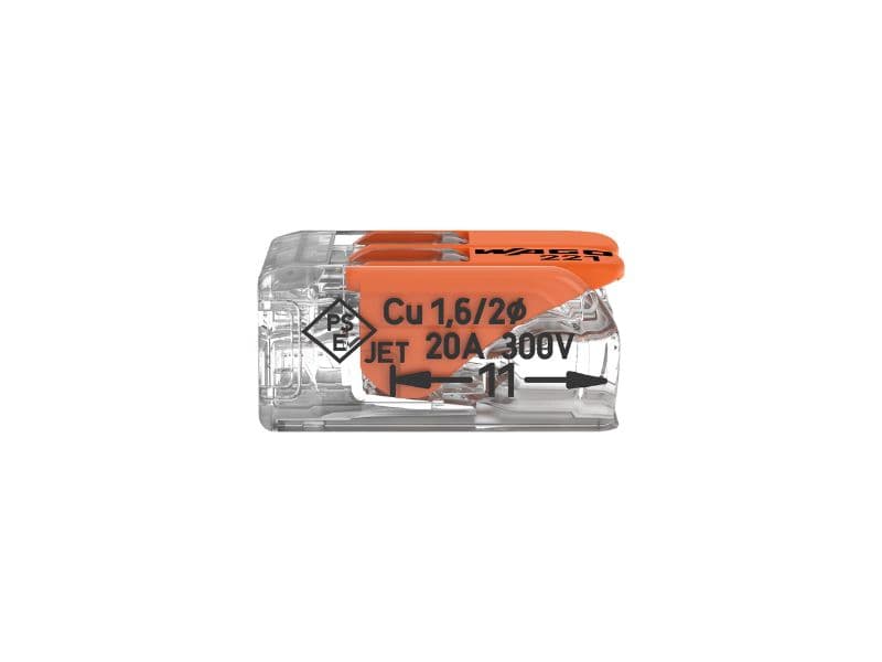 Wire to wire connector 221-412 schema