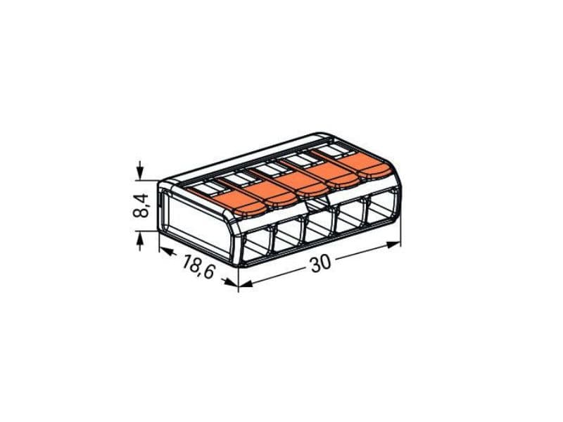 Wire to wire connector 221-415 schema