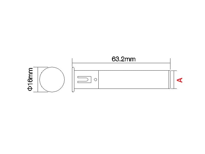 Wireless round sensor switch LJ5B series schema