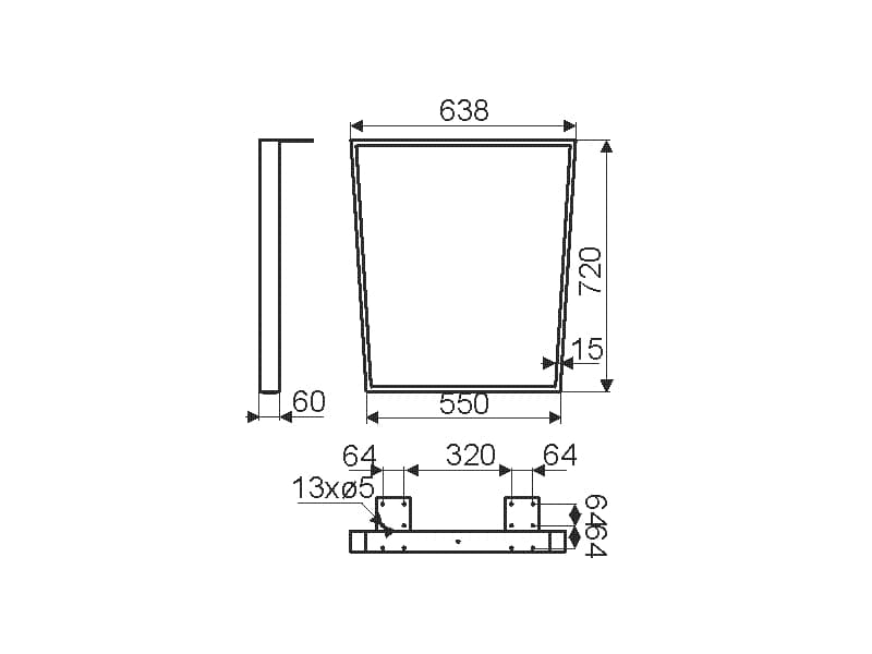 Table leg SR24 schema