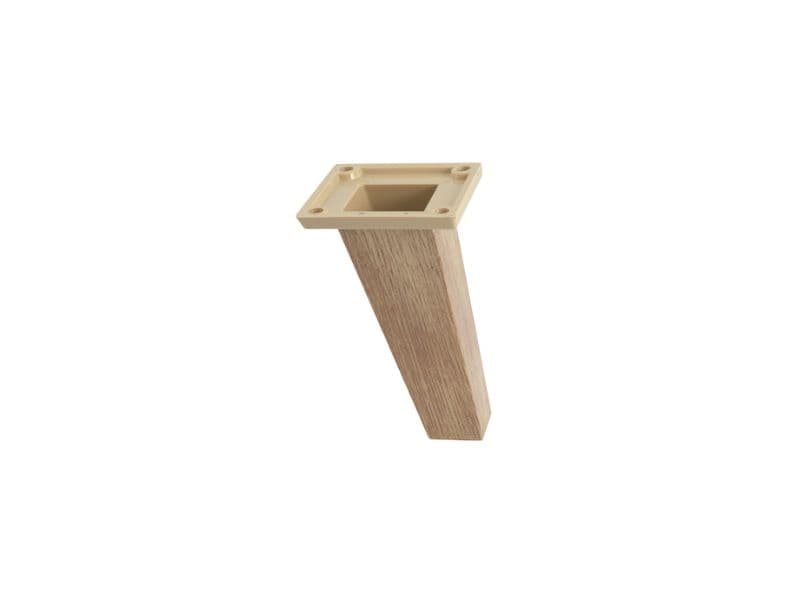 Furniture leg PVC beveled H120 schema