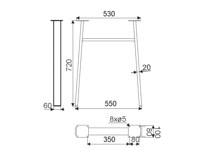 Table leg SR121 schema