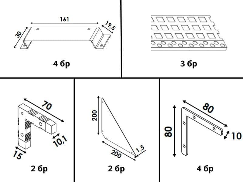 Assembly set VISIO 50 - inner main image