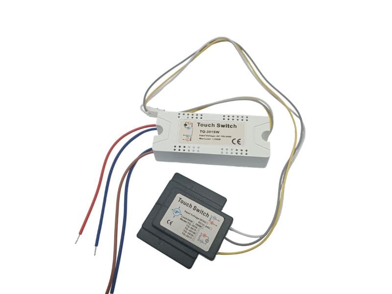 Sensor switch ON/OFF (white/blue) + Reley AC (S7A-A1G) schema
