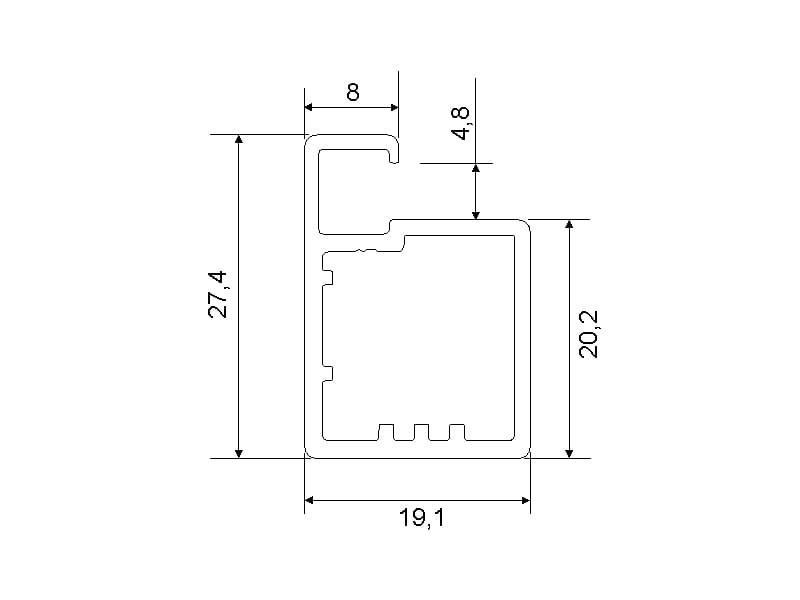 Frame Profile Z-22 schema