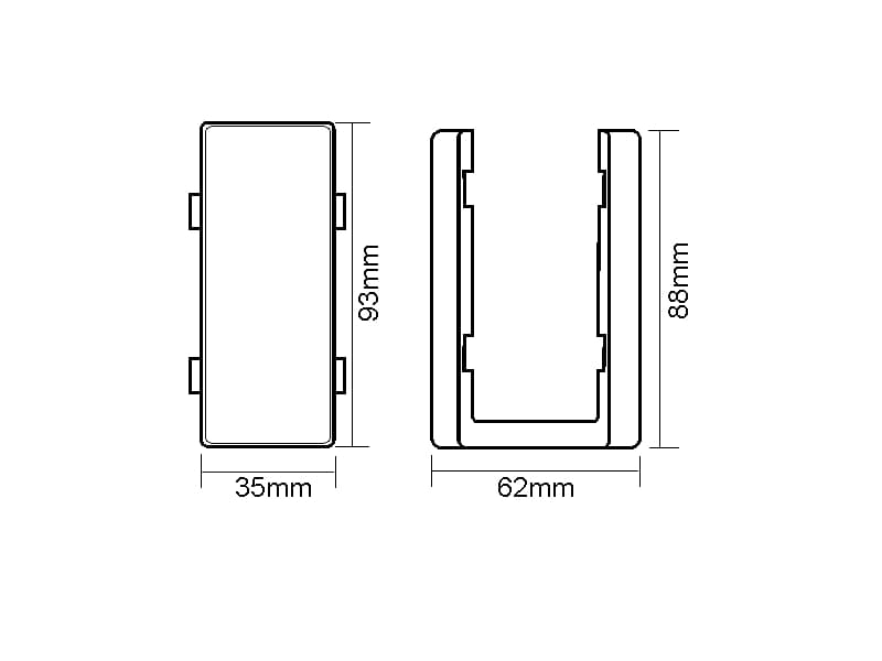 2 Key Defogger Capacitive LED Mirror Touch Sensor With Dimmer schema