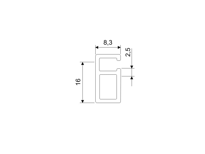 Aluminium Profile Z35 schema