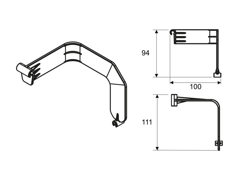 Bottle separator PVC schema