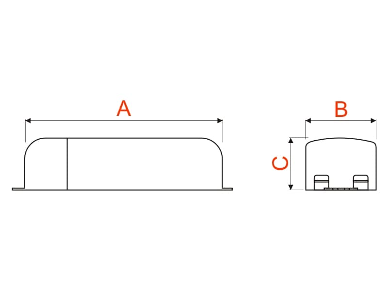 Power supply for LED 12V/ GTPC schema