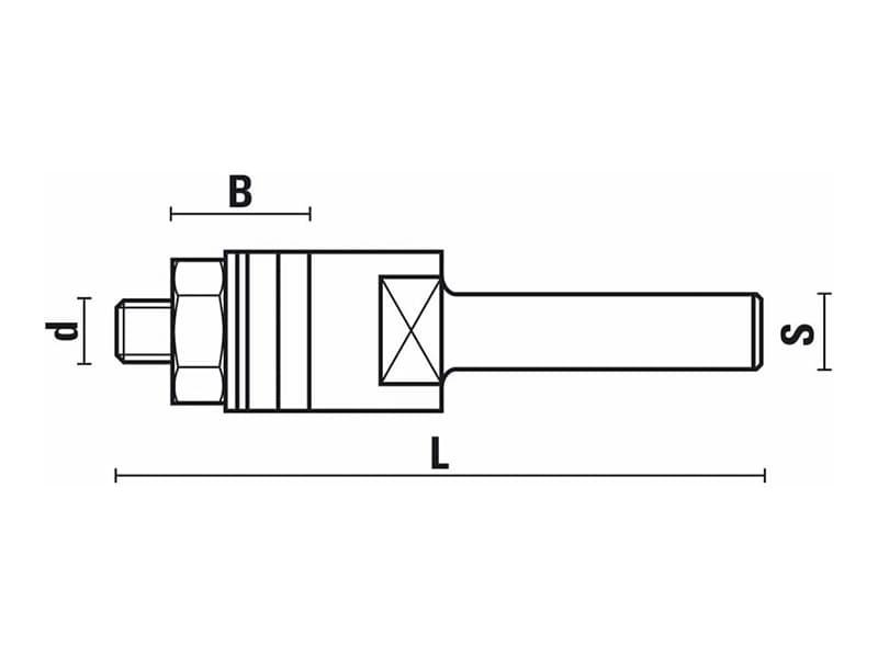 C117 Slot cutter arbors schema