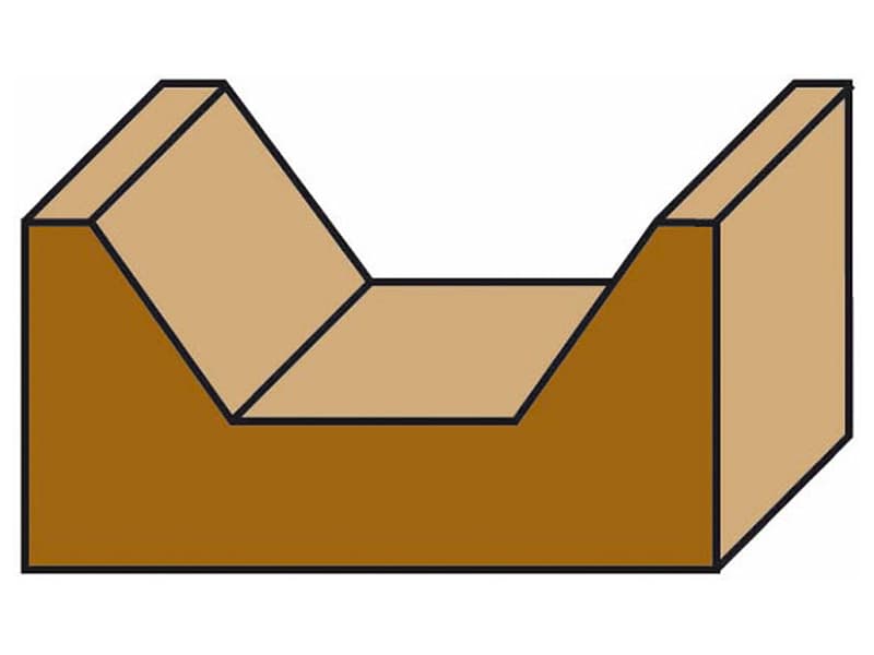Hw bevel trim bits z=2 schema